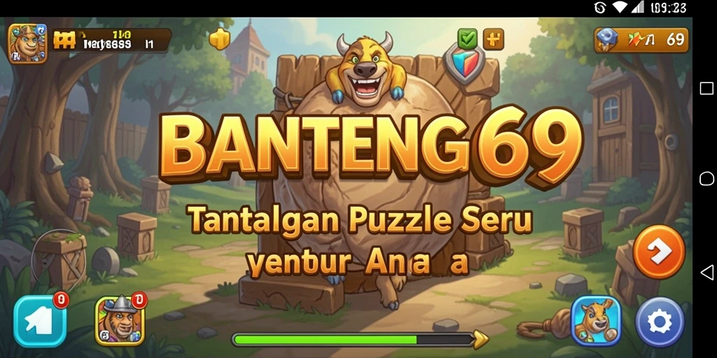 Gameplay BANTENG69 yang mengasyikkan dengan beragam tantangan Puzzle.
