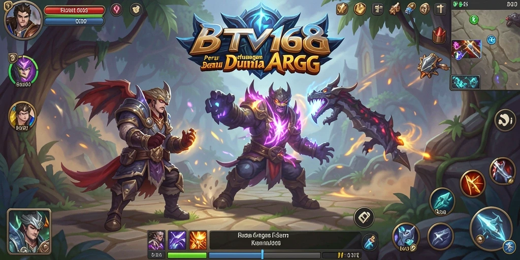 Tampilan gameplay ARPG yang mendebarkan di BTV168.
