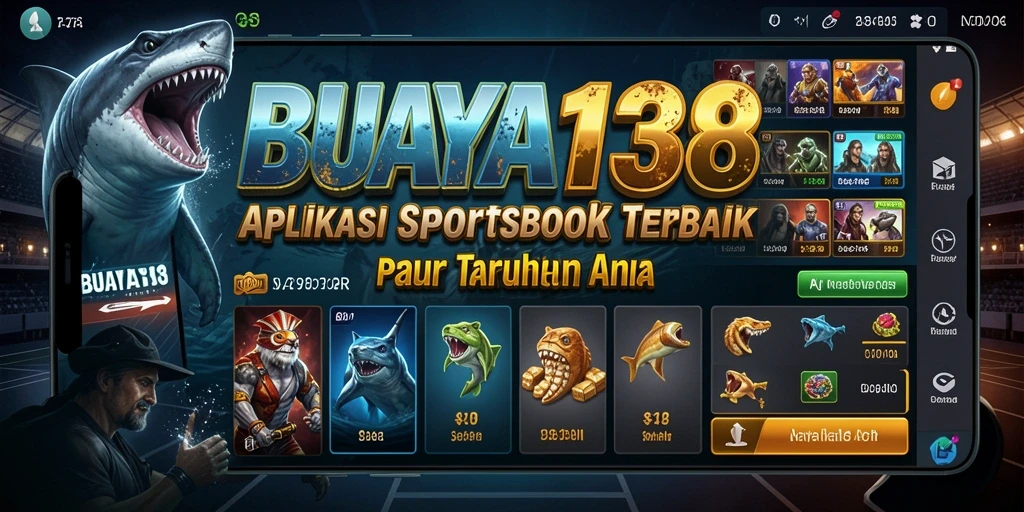 Tampilan gameplay menarik dari aplikasi Sportsbook BUAYA138.