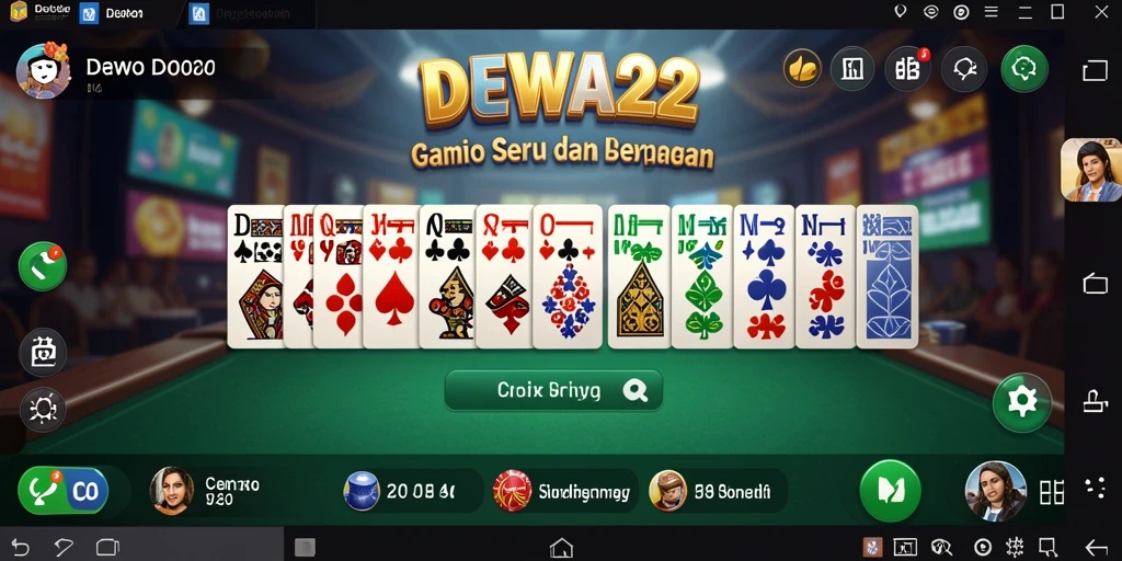 Tampilan gameplay seru DEWA22 dengan grafis menawan.