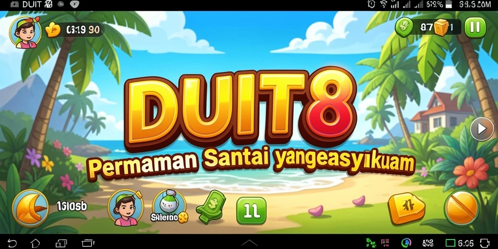 Screenshot DUIT8 menampilkan gameplay yang mengasyikkan dan penuh warna.