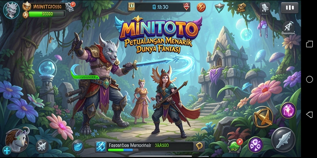 Tampilan gameplay MINITOTO yang menawan dalam petualangan luar biasa.