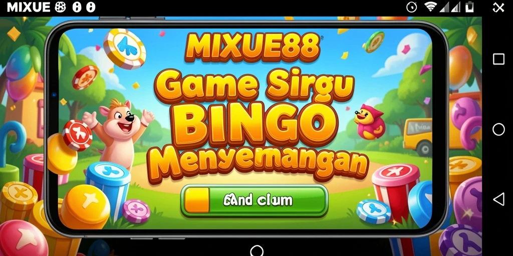 Tampilan seru gameplay Bingo di MIXUE88.