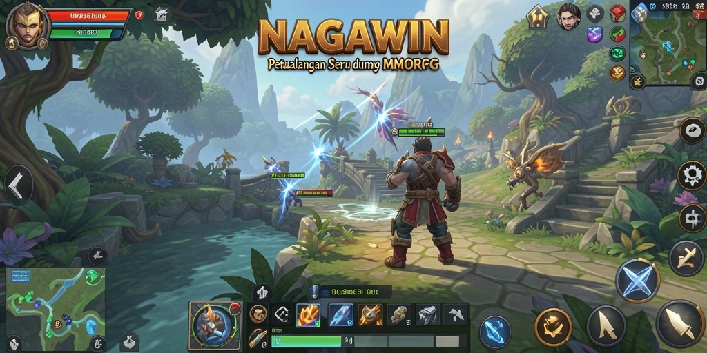 Screenshot gameplay menarik NAGAWIN dengan aksi seru dan karakter menawan.