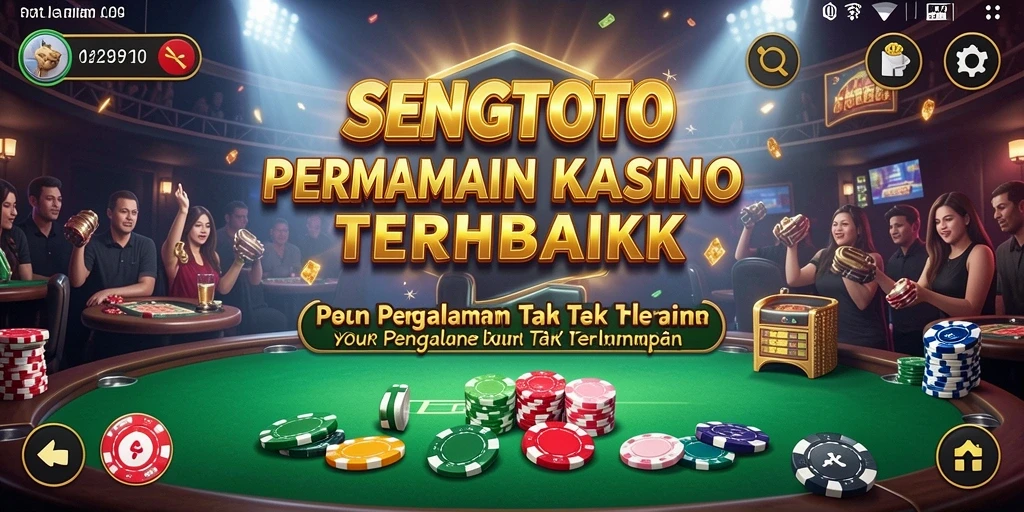 Gambaran gameplay SENGTOTO menghadirkan suasana kasino yang autentik.