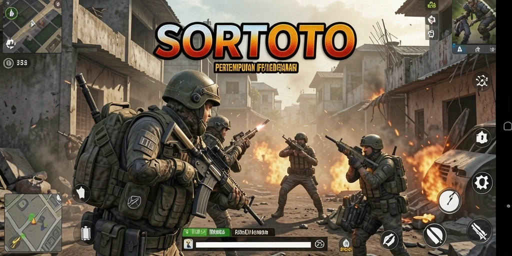 Tampilan aksi intens dalam gameplay SORTOTO yang mendebarkan.