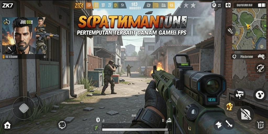 Gameplay intens ZK7 dengan grafis luar biasa dan aksi seru.